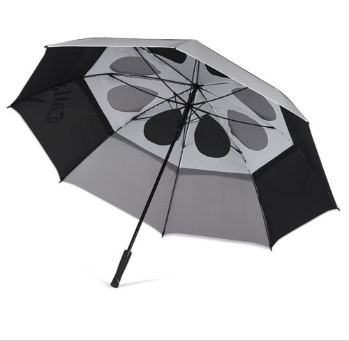NEW Callaway Golf Tour Authentic 68" Double Canopy Umbrella - Black / White 2019 - Picture 2 of 4