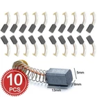 10Pcs Carbon Brushes Replacement Spare Parts for Electric Grinders & Rotary Tool