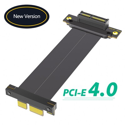 PCI-e PCI Express 4.0 1X 4X Extension Cable PCIe Gen4 8Gbps for 1U 2U ATX/BTX