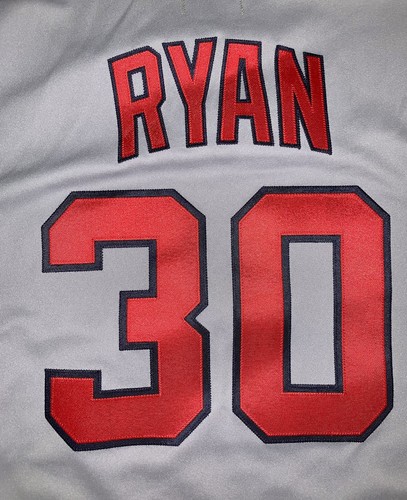 Vintage 1988 Nolan Ryan Angels Sand Knit Authentic Jersey trout ohtani guerrero - Picture 5 of 5