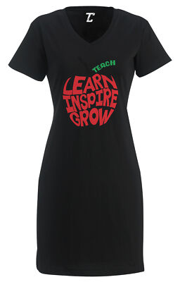Teacher Apple - Professor Education Encourage Inspire Women's Dress
