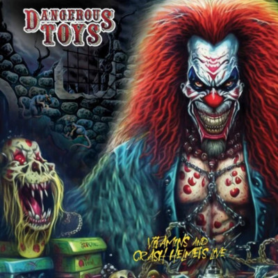 Dangerous Toys - Vitamins & Crash Helmets Live [Blue Vinyl] NEW Sealed LP Album