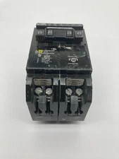 HOMT225225 Homeline Quad Two 2 Pole 25 Amp 120 240V HOMT Plug In Breaker CHIPPED