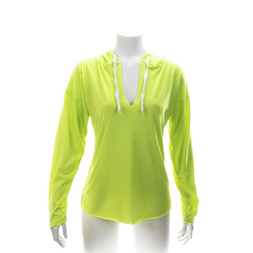 LANGARM T-SHIRT mit KAPUZE HERREN Damen FLUO Shirt SWEATSHIRT - Bild 7 von 16