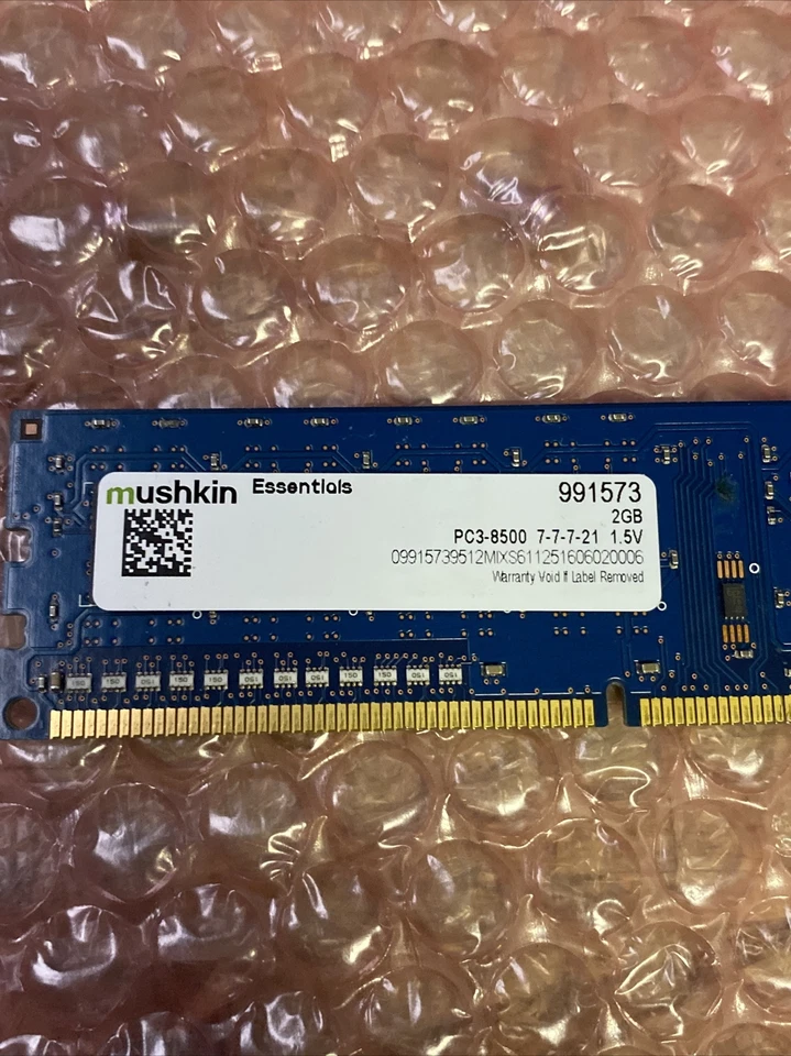 Mushkin Essentials - 991573 - 2x2GB 240-Pin SDRAM DDR3 1333 10666 Desktop Memory - Image 3 of 4