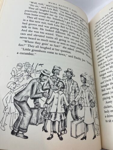 MAMA HATTIE'S GIRL by Lois Lenski - 1953, 1st Edition - African American girl - Picture 8 of 18