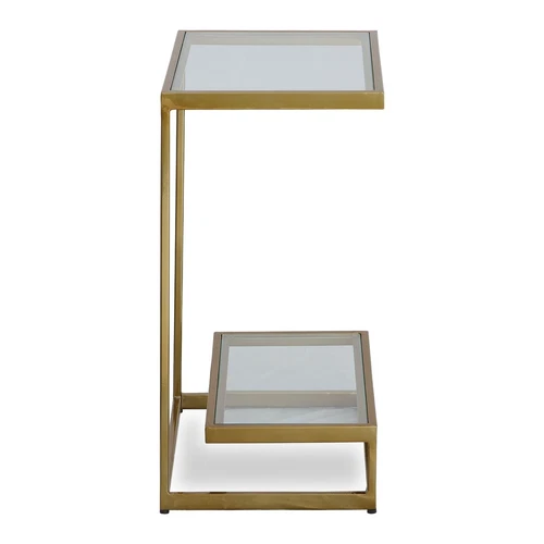 Uttermost Musing Brushed Brass Accent Table - Picture 2 of 4