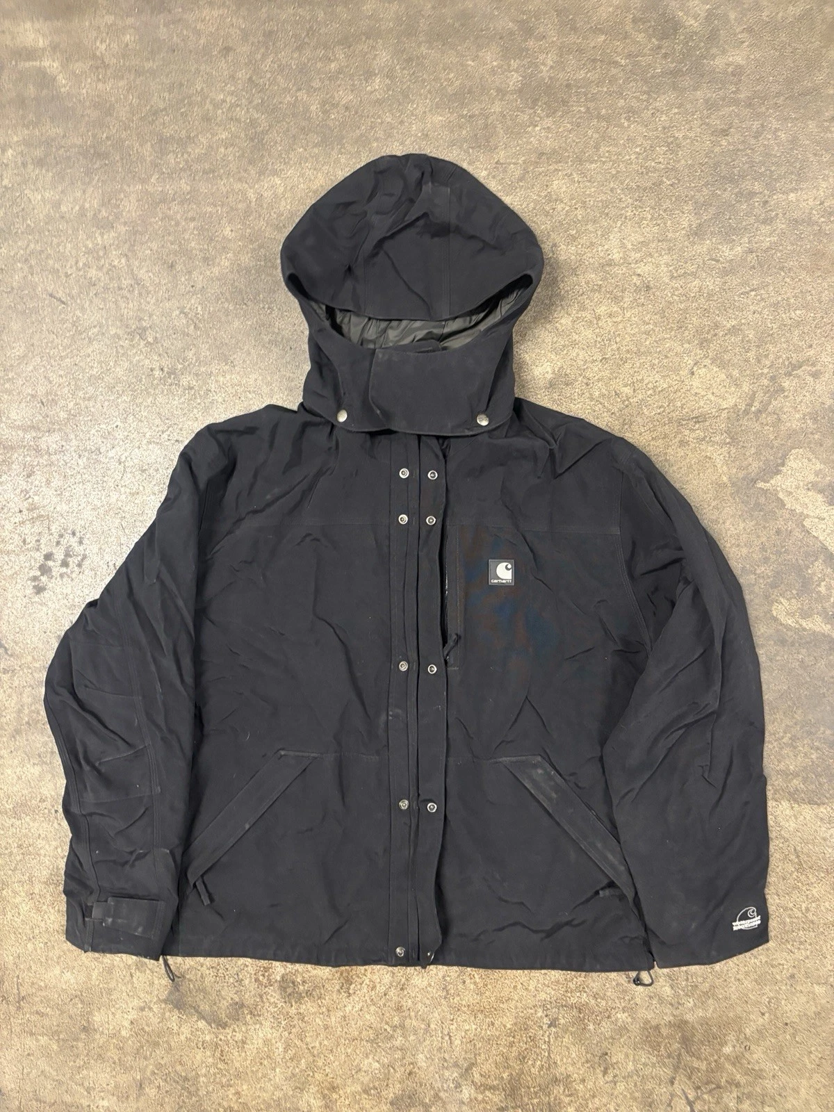 Carhartt J162 Shoreline Waterproof Jacket Men’s Size XL Black