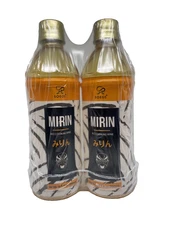 Soeos Mirin Rice Cooking Wine Lot of 2 Bottles 16.9 oz 500ml
