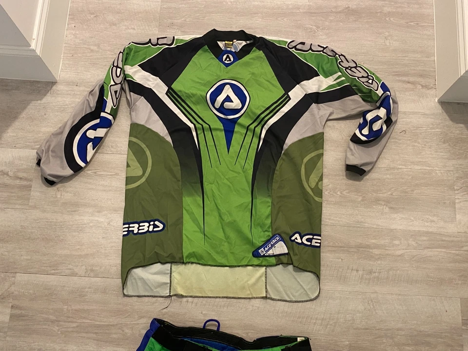 XL Tall Acerbis MX Jersey & Pants Set w/ EVS Ballistic Jersey, Kneepads, Gloves - Image 3 of 4
