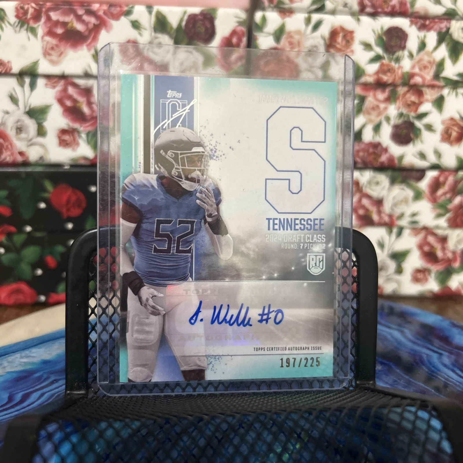 2024 Topps Signature Class James Williams RC Auto Titans /225 PWE