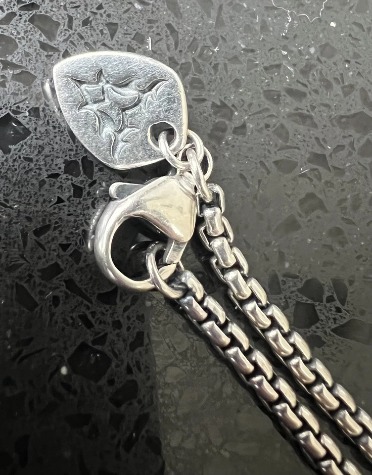 Stunning Stephen Webster chunky Solid Silver 925 20 inch box Necklace new! - Image 3 of 4