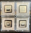 Geiger 10g Silver Bar Edelemetallle Original Square Series IN ASSAY