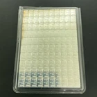 Valcambi 100 x 1 Gram Silver CombiBar (100 Grams) - In Damaged Assay Card