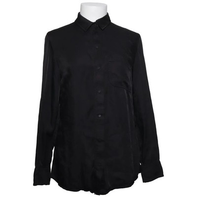 T by Alexander Wang, Hemd, Größe: XS, Schwarz, Cupro/Modal, Einfarbig #NUm