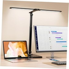LED Desk Lamp for Office Home, Height Adjustable Architect Desk Light Black