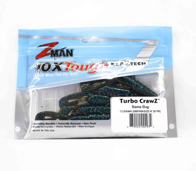 Zman Soft K�der Turbo CrawZ 4 Zoll 6/Pack Bama Bug (2932)