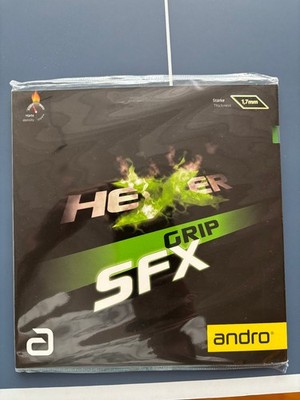 andro Hexer Grip SFX schwarz 1,7mm Tischtennisbelag