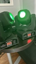 Moving Head Stage Lights DMX or Stand Alone Modes 2 Pack