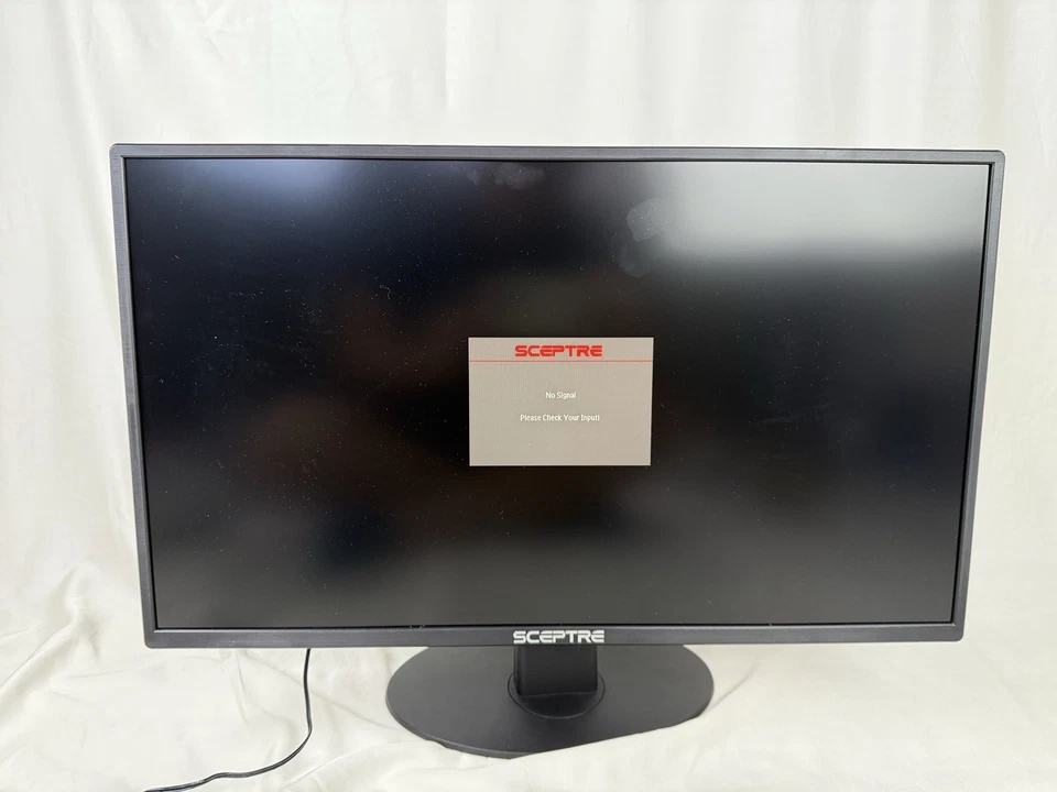 Monitor para jogos Sceptre E249W-19203R 24 polegadas FHD LED 2X HDMI VGA 75Hz construção - Imagem 2 de 4