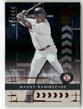 2001 PLAYOFF ABSOLUTE MEMORABILIA #14 MANNY RAMIREZ BOSTON RED SOX