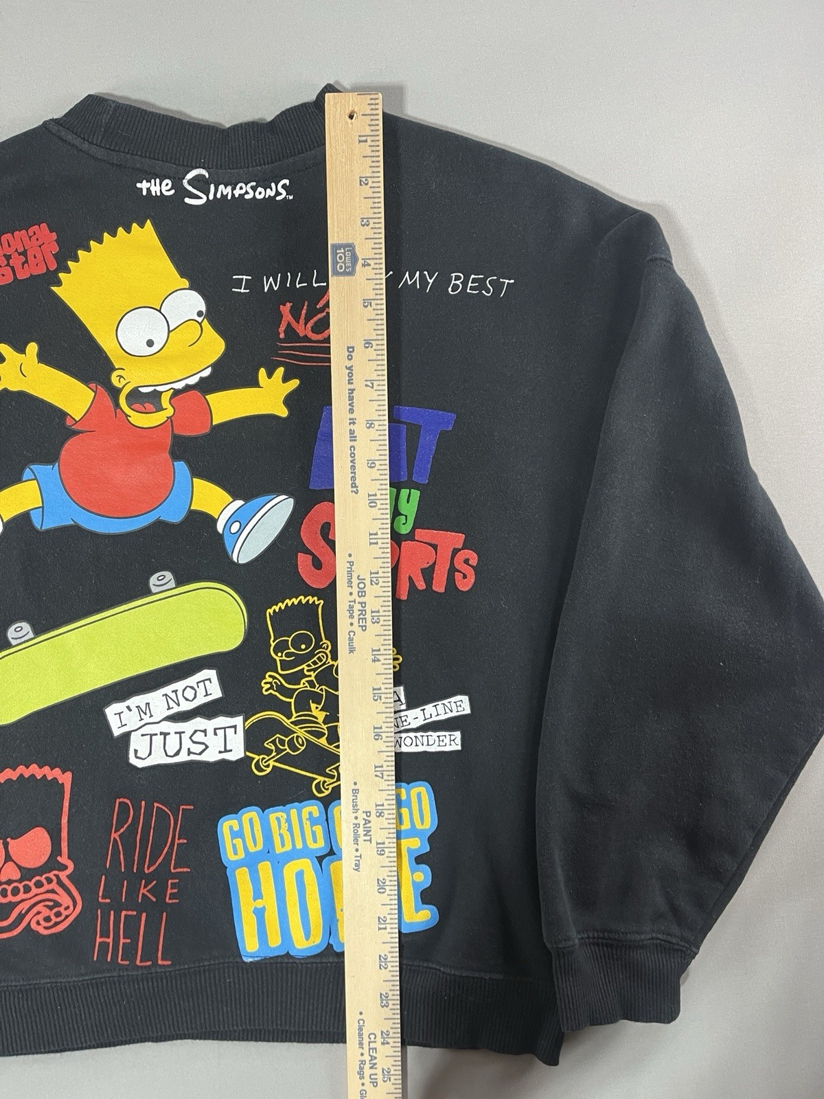 Genuine Authentic Bart Simpson Crew Neck Sweatshi… - image 3