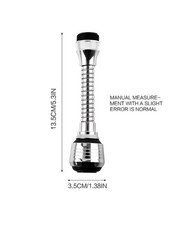 Kitchen Stainless Steel Faucet Sprinkler Device Lengthening Bubbler Extender