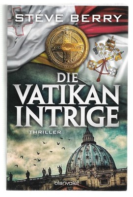 Die Vatikan-Intrige- Thriller von Steve Berry,  Blanvalet 2020, gut