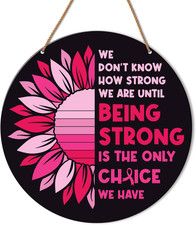 Breast Cancer Awareness Signs Decor, Breast Cancer Decorations for Party, Breast
