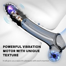Men Penis Cock Ring Vibrator G-spot Dildo Massager Sex Toy For Women Couples