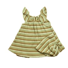 Quincy Mae Summer Stripe Ruffle Swing Dress Baby 3-6 Months Toddler Clothes