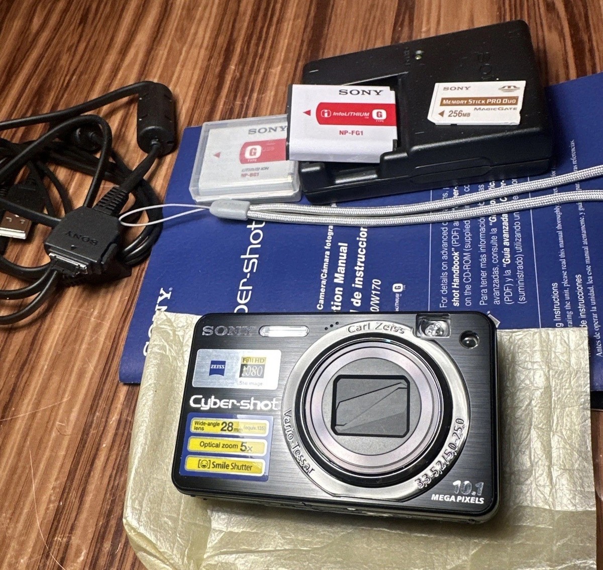SONY Cyber-shot DSC-W170 10.1MP 動作可能 箱付き】 SONY Cyber-shot