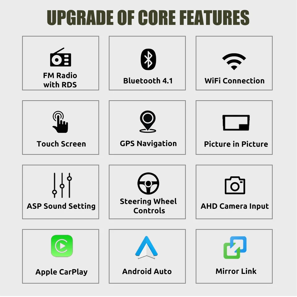 9 дюймов для VW Tiguan 2010-2016 Android 14 автомобильное стерео радио GPS навигатор Wifi 32G - Изображение 3 из 4