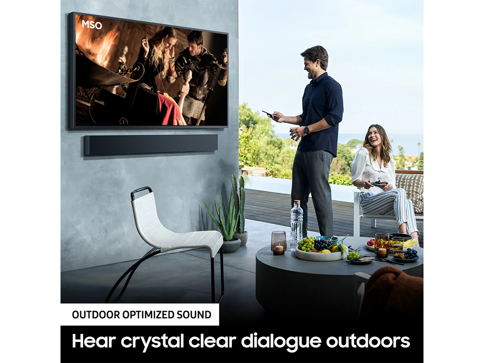 Samsung The Terrace HW-LST70T 3.0 Channel Soundbar - Titan Black