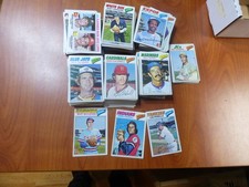 Lot of about 310 plus 1977 Topps baseball cards starter set