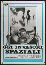 Invaders from Mars (1953) Original Italian 1P Movie Poster Folded 39x55