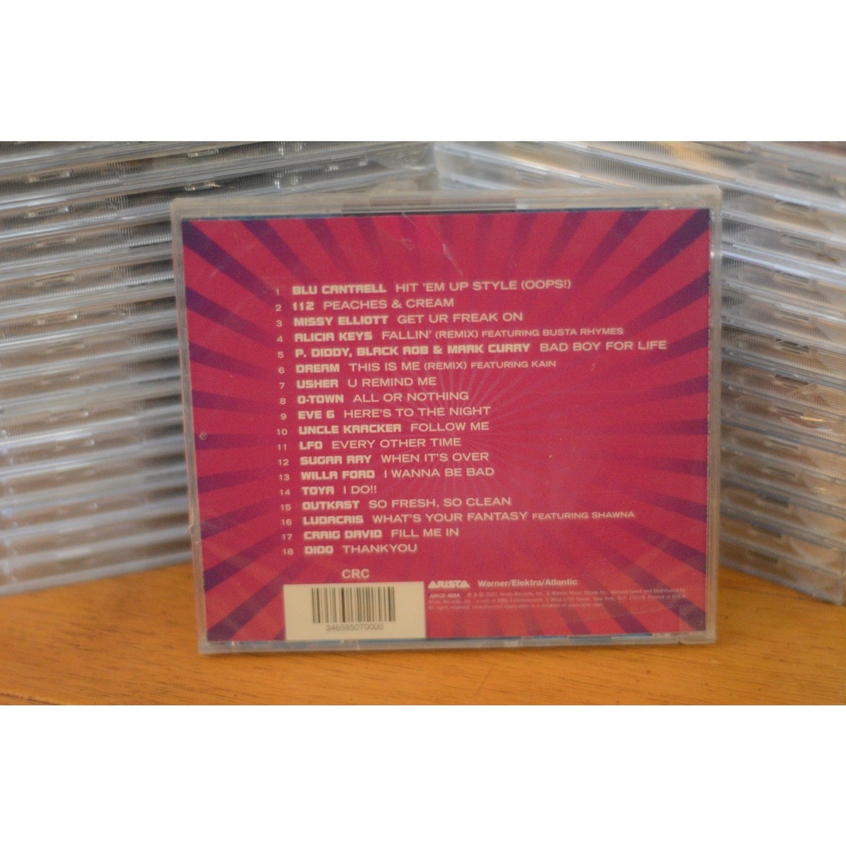 その他 BEAT DOWN 2001 july20 MIX VHS Totally Hits 2001 CD Various Artists Pop Hip Hop R&B Compilation