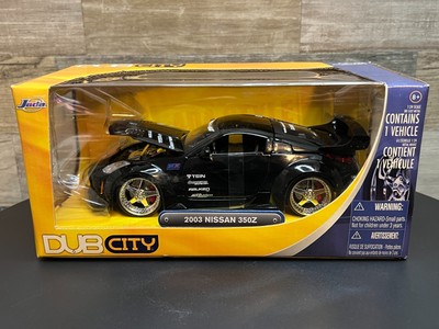 Jada 1/24 Dub City 2003 Nissan 350Z 1:24 Black Diecast Rare Collectable Jdm