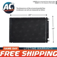 Universal Condenser Parallel Flow 14 x 23 O-ring #6 #8 AC A/C