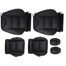 Black Microfiber Leather Seat Cover For Chevy Camaro Z28 Ss 2010-2015 Black Microfiber Leather Seat Cover For Chevy Camaro Z28 Ss 2010-2015