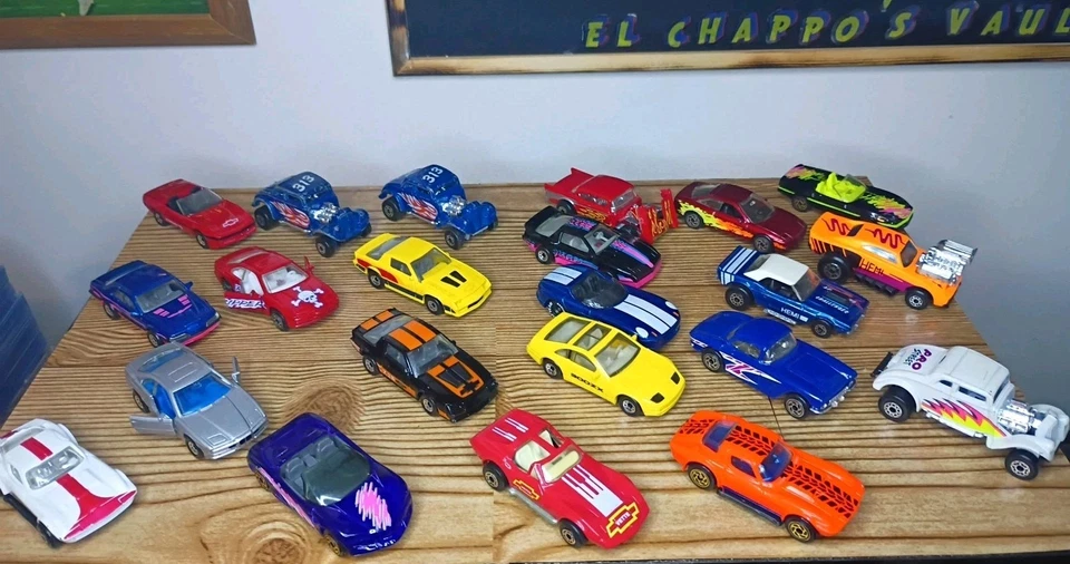 💥22 Лот литых спичечных коробок Muscle Cars, Hot Rods, Corvette, Shelby, Challenger - Изображение 2 из 4