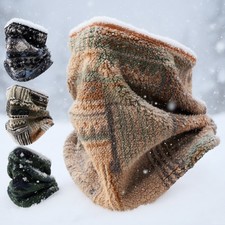Fleece Winter Neck Warmer for Men Women Ski Neck Gaiter Cover Ear Warm Face Mask