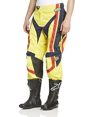 Troy Lee Designs Herren Hose Factory Pant Motoradhose - gelb, Gr. 28