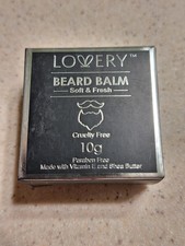 Lovery Beard Balm Soft And Fresh Cruelty Free Brand New