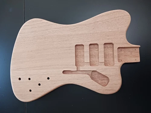 Mahogany Non Reverse Firebird Gibson Stye Guitar Body Project Fits Fender Neck 