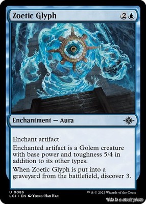 MTG Zoetic Glyph [LCI - 86] LP