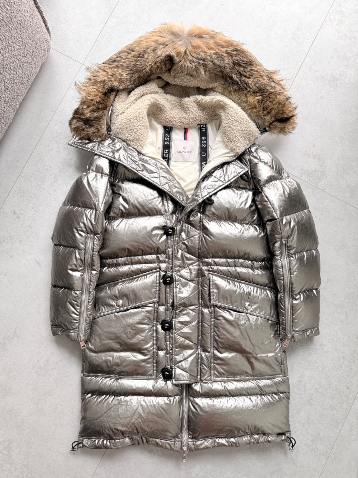 Authentic Men's MONCLER Inuit Quilted Down Puffer Jacket RARE Size Tag 0 fits S image 6