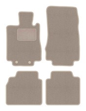 Velours-Fu&szlig;matten f&uuml;r Mercedes S W220 1998-2005 lang 4tlg Beige LUX Automatten