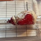 Vintage unsilvered hand painted Mercury Glass Santa West Germany Mica Flocked — photo 2