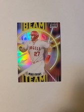 2022 Topps Stadium Club Chrome Baseball Mike Trout Beam Team Insert SD5282